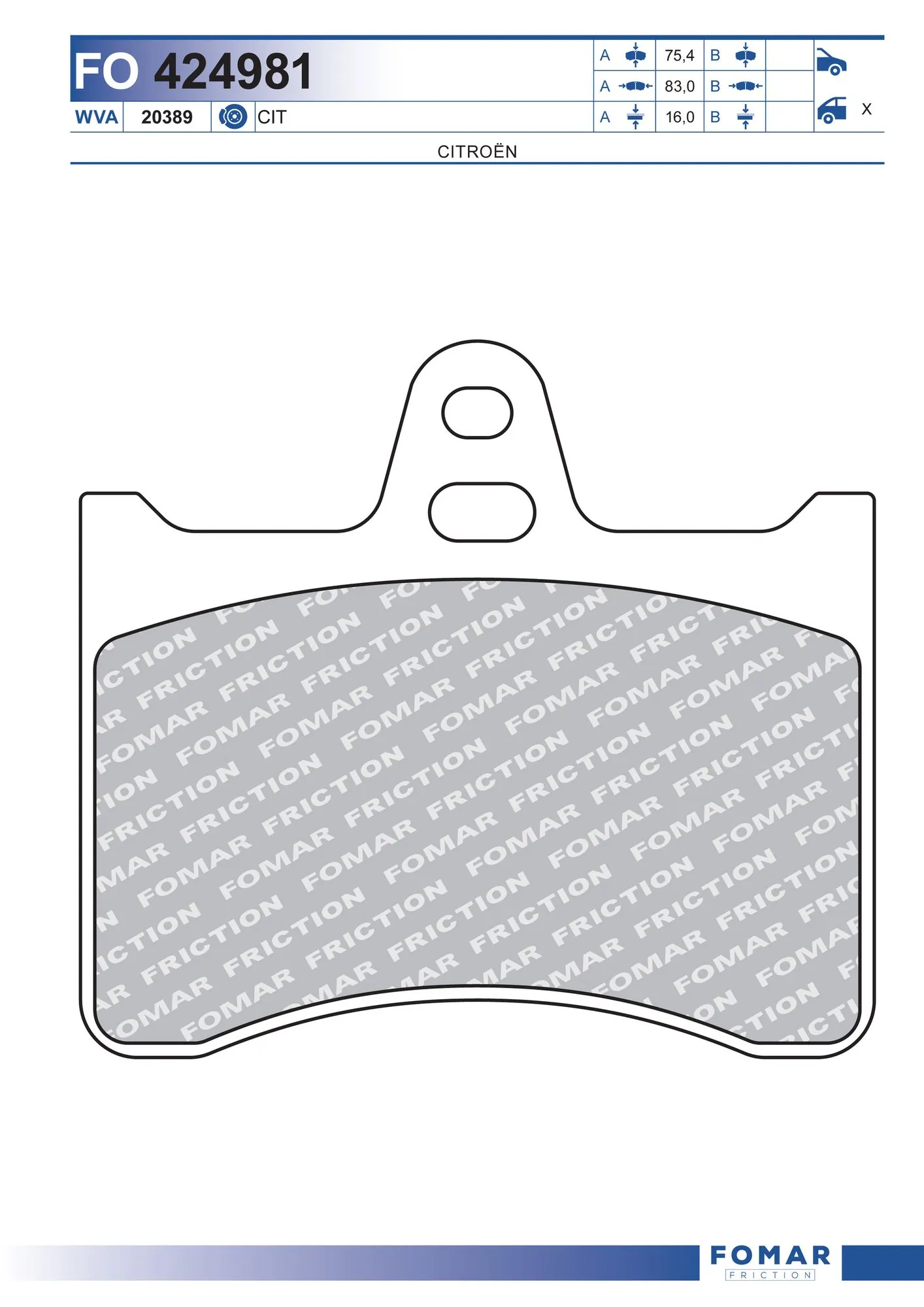 Brake Pad Set, disc brake
